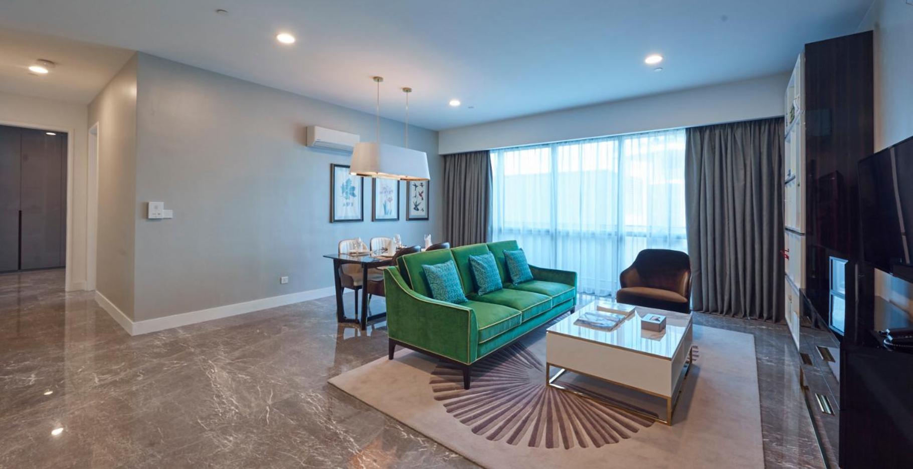 The Face Style Hotel Kuala Lumpur Exterior foto A living room in a typical apartment