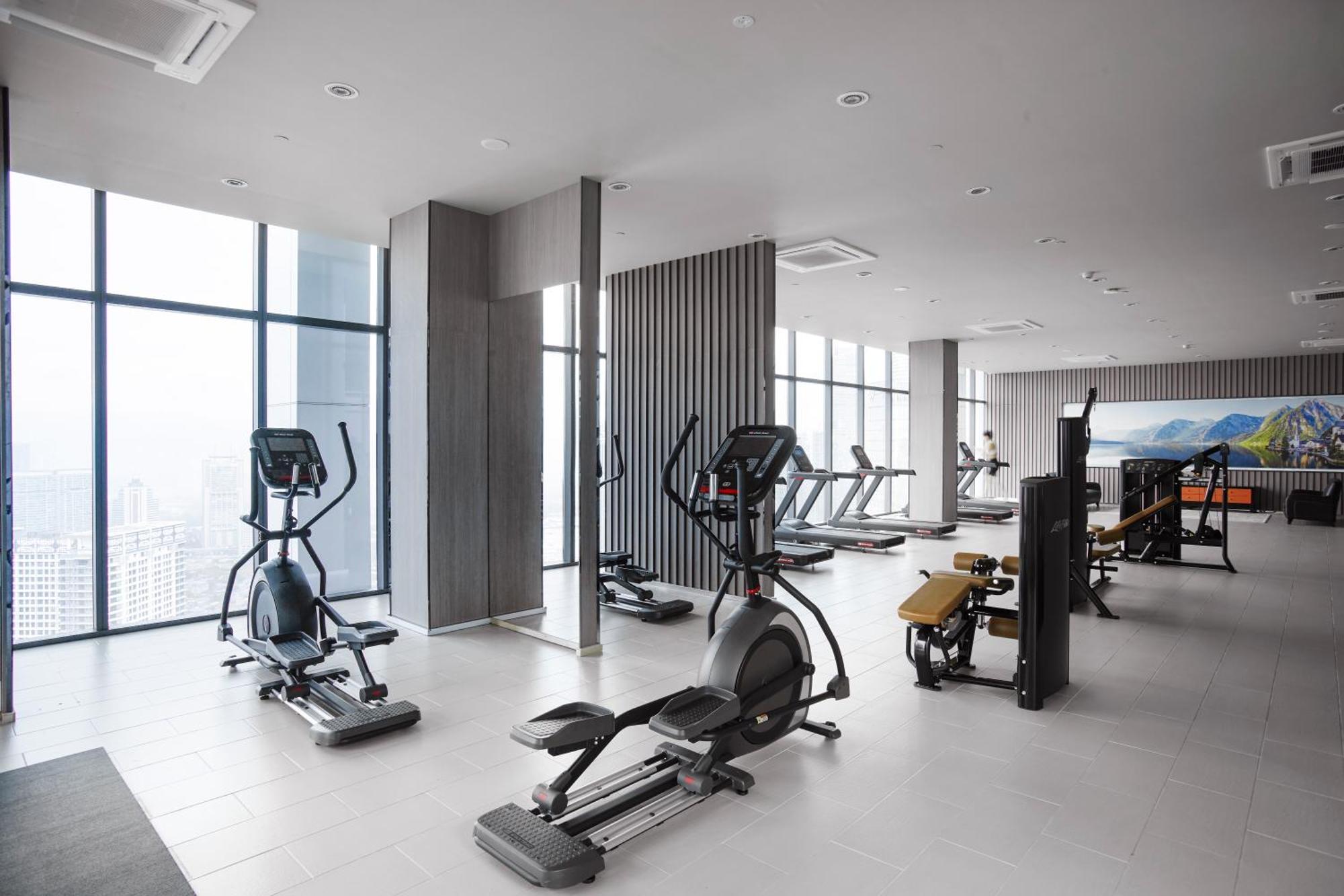 The Face Style Hotel Kuala Lumpur Exterior foto A gym in a condominium